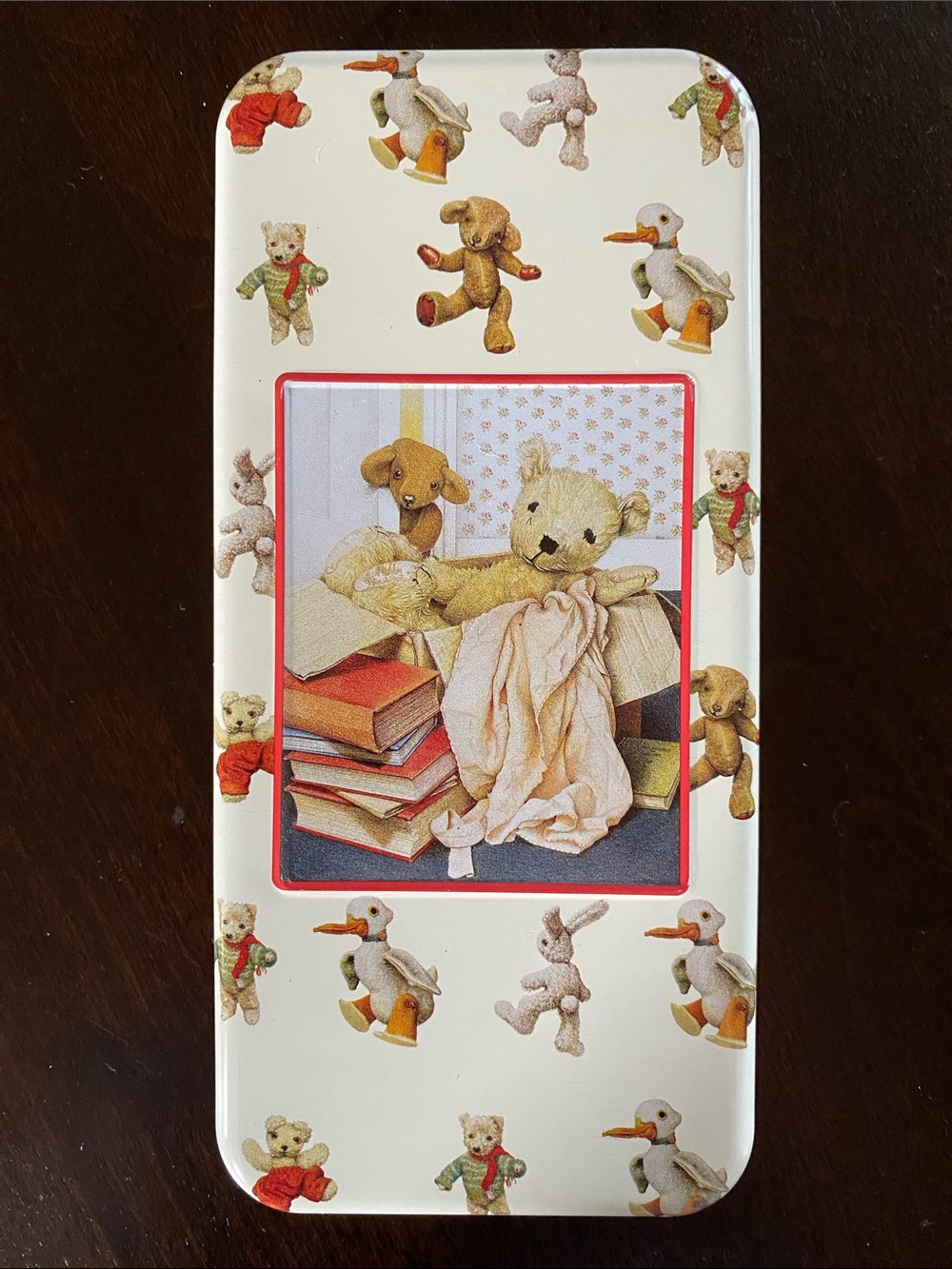 Jane Hissey Decorative Teddy Bear Tin